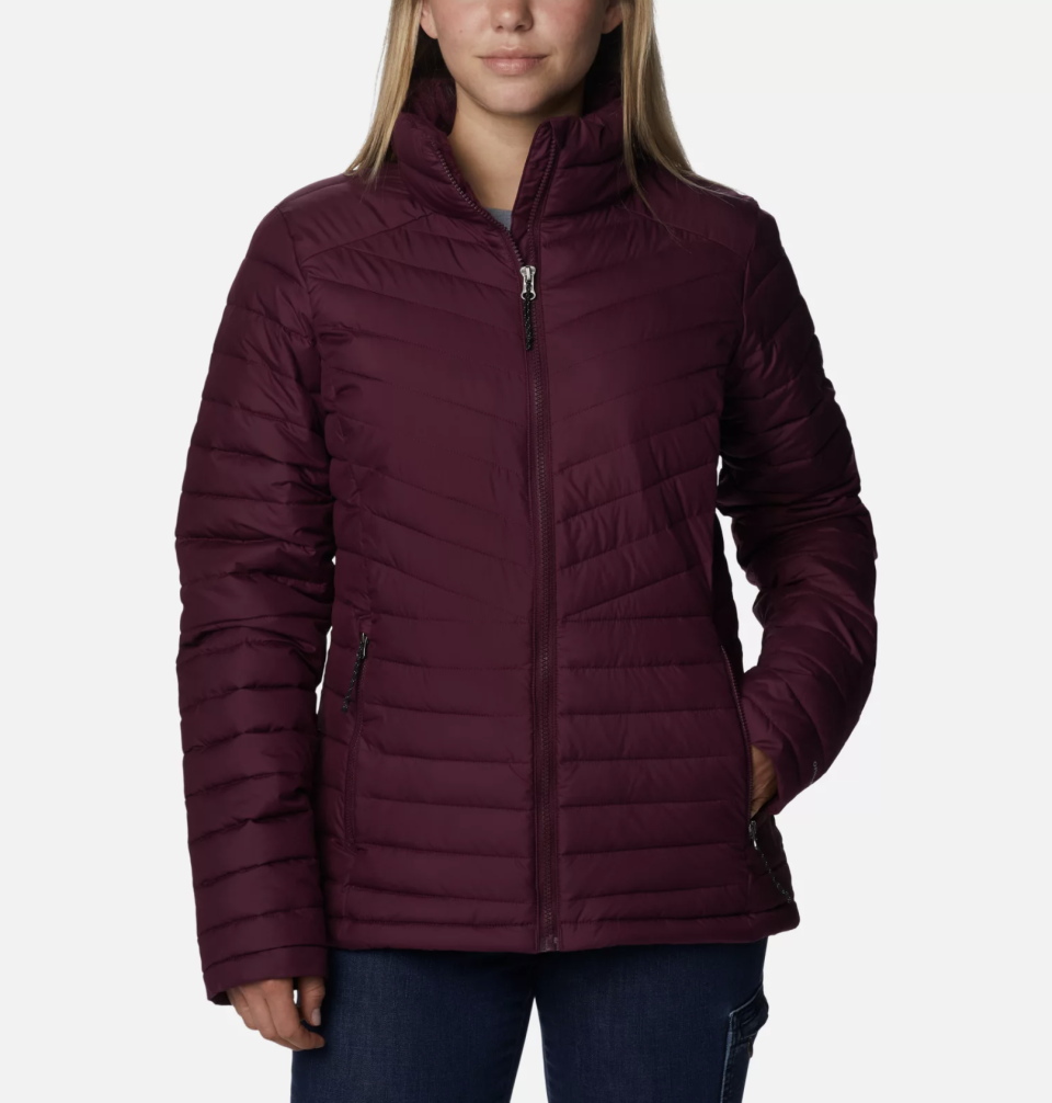 Slope Edge Jacket in Marionberry (Photo via Columbia)