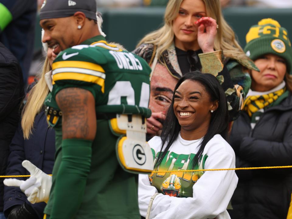 Jonathan Owens and Simone Biles married in 2023.