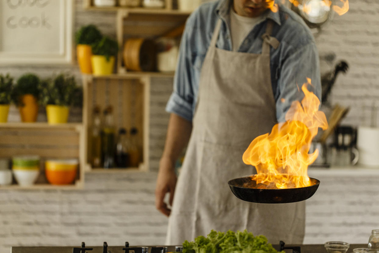 Professionell flambiert oder die Zeit vergessen? (Symbolbild: Getty Images)