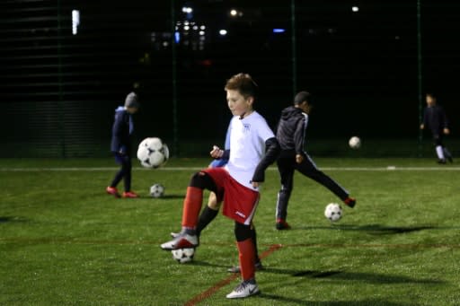 Kuba Zygmunt trains under deaf coach Ben Lampert