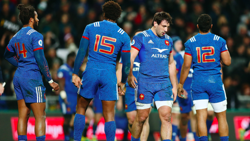 France were blown away by a second half Kiwi blitz. Pic: Getty