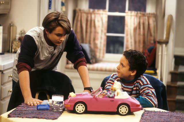 <p> ABC Photo Archives/Disney General Entertainment Content via Gett</p> Will Friedle (left) and Ben Savage in 'Boy Meets World'