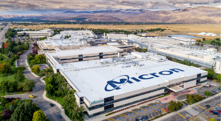 An outside image of a Micron Technology, Inc. headquarters. MU stock.