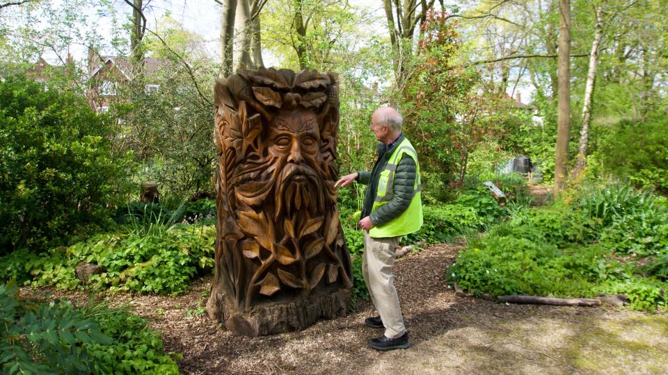 Green Man at Walsall Arboretum