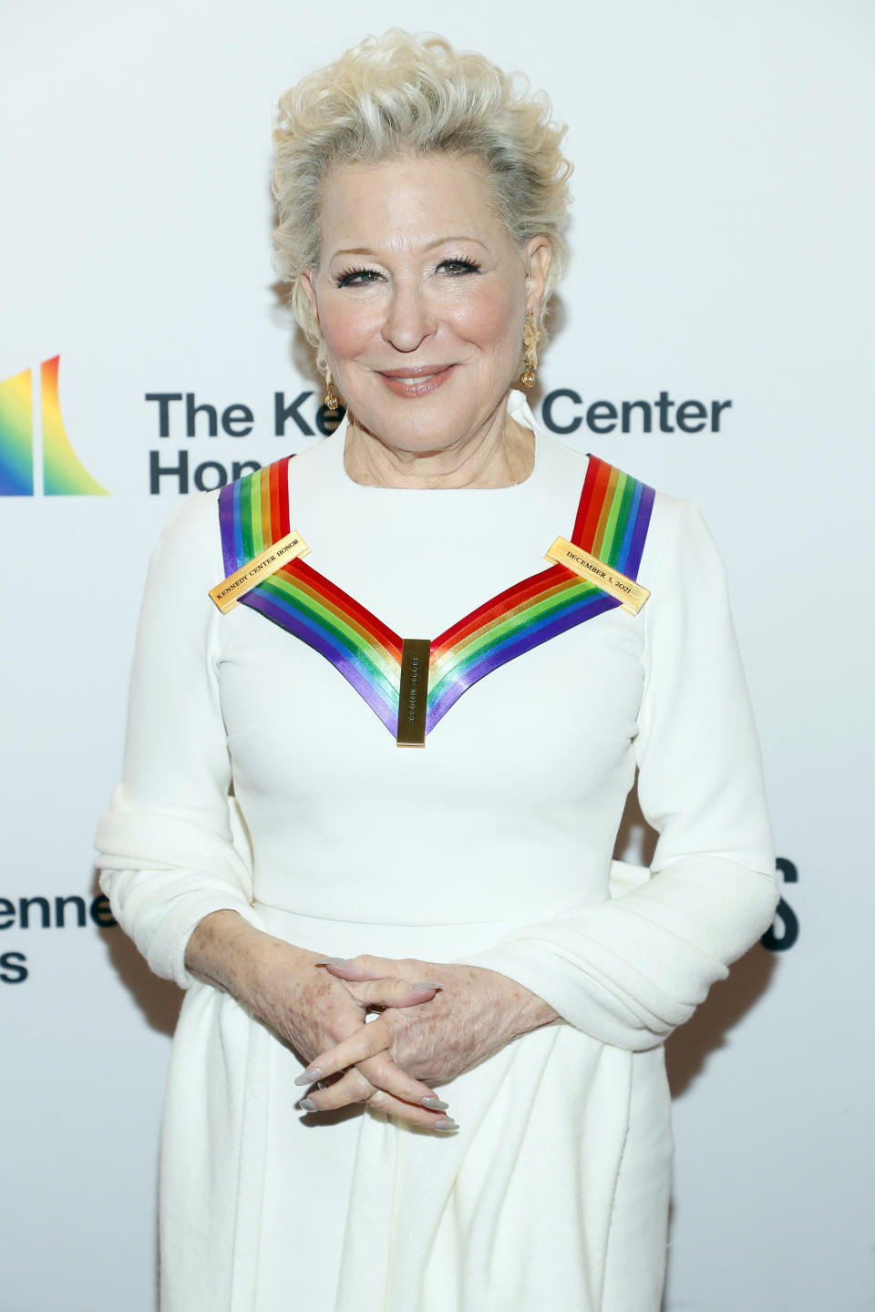 Bette Midler has responded to a backlash over her breastfeeding comments, pictured in December 2021. (Getty Images)