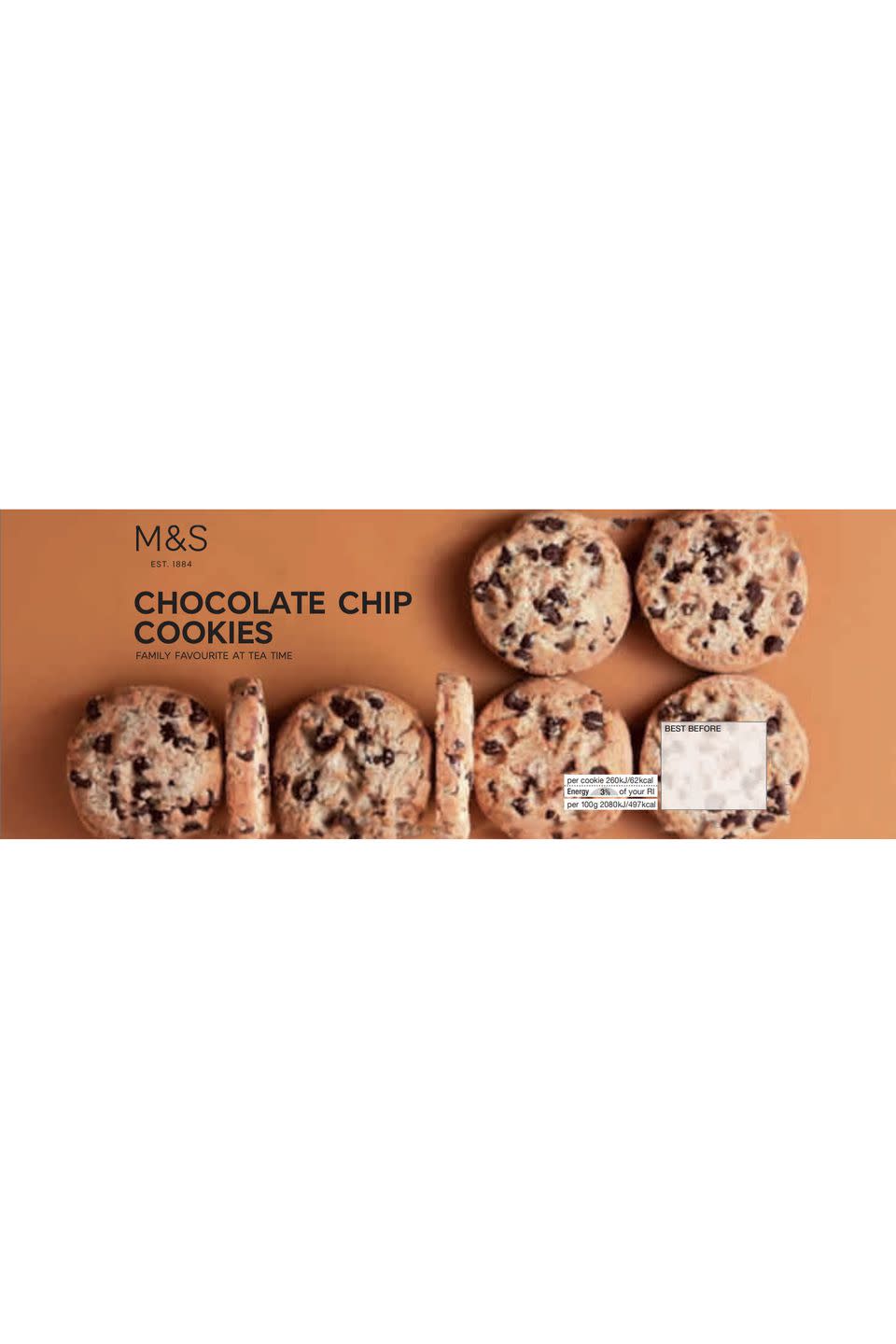 6) M&S Chocolate Chip Cookies