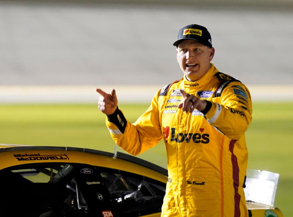 Michael McDowell will lead the second Daytona Duel race to green on Thursday night.