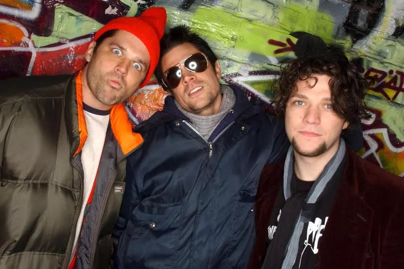 JEFF TREMAINE, JOHNNY KNOXVILLE AND BAM MARGERA