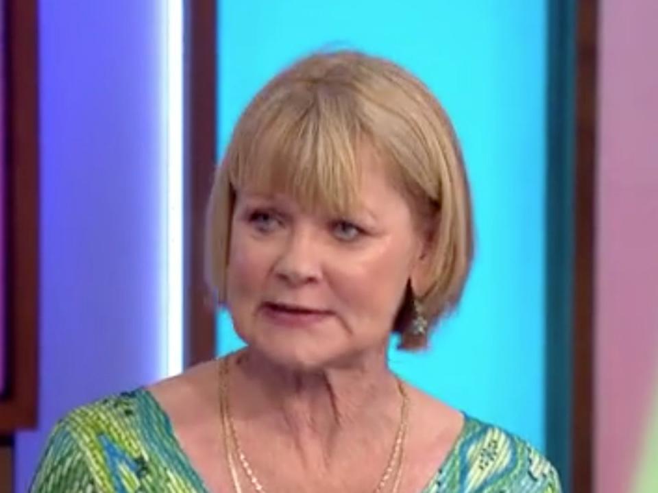 Samantha Bond on ‘Loose Women’ (ITV)