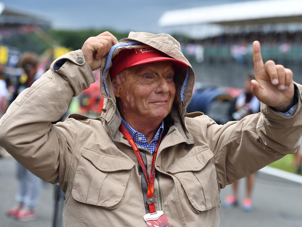 On board: Niki Lauda will chair his third airline venture, LaudaMotion: Getty