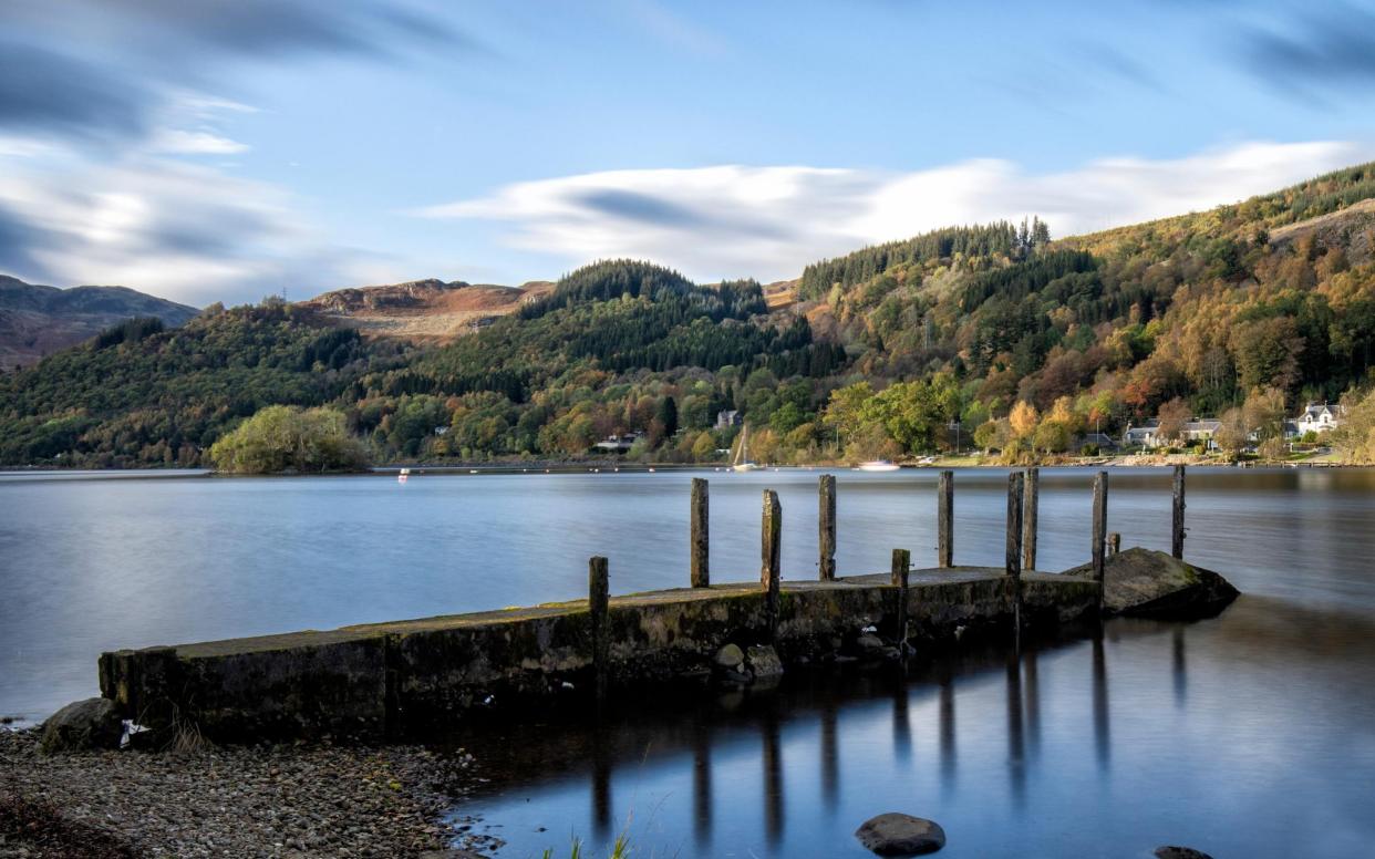 The Beatles stayed at Loch Earn while touring Scotland in 1964 - Getty