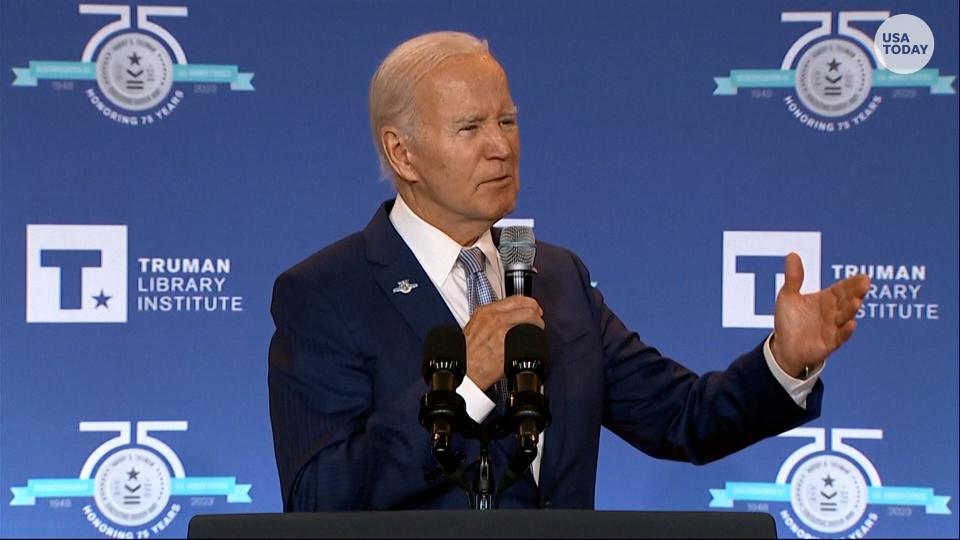 President Joe Biden slammed Senator Tommy Tuberville and other Republicans for the Alabama senator's holds preventing military promotions.