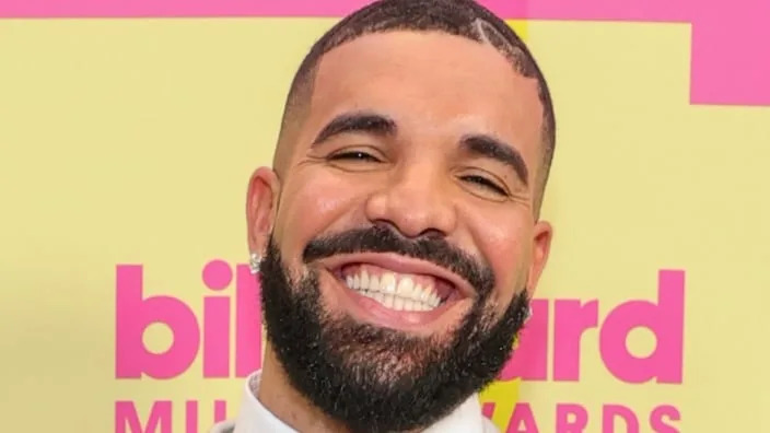 Drake poses backstage after winning the Artist of the Decade Award at the 2021 Billboard Music Awards in May at Microsoft Theater in Los Angeles. (Photo by Rich Fury/Getty Images for dcp)