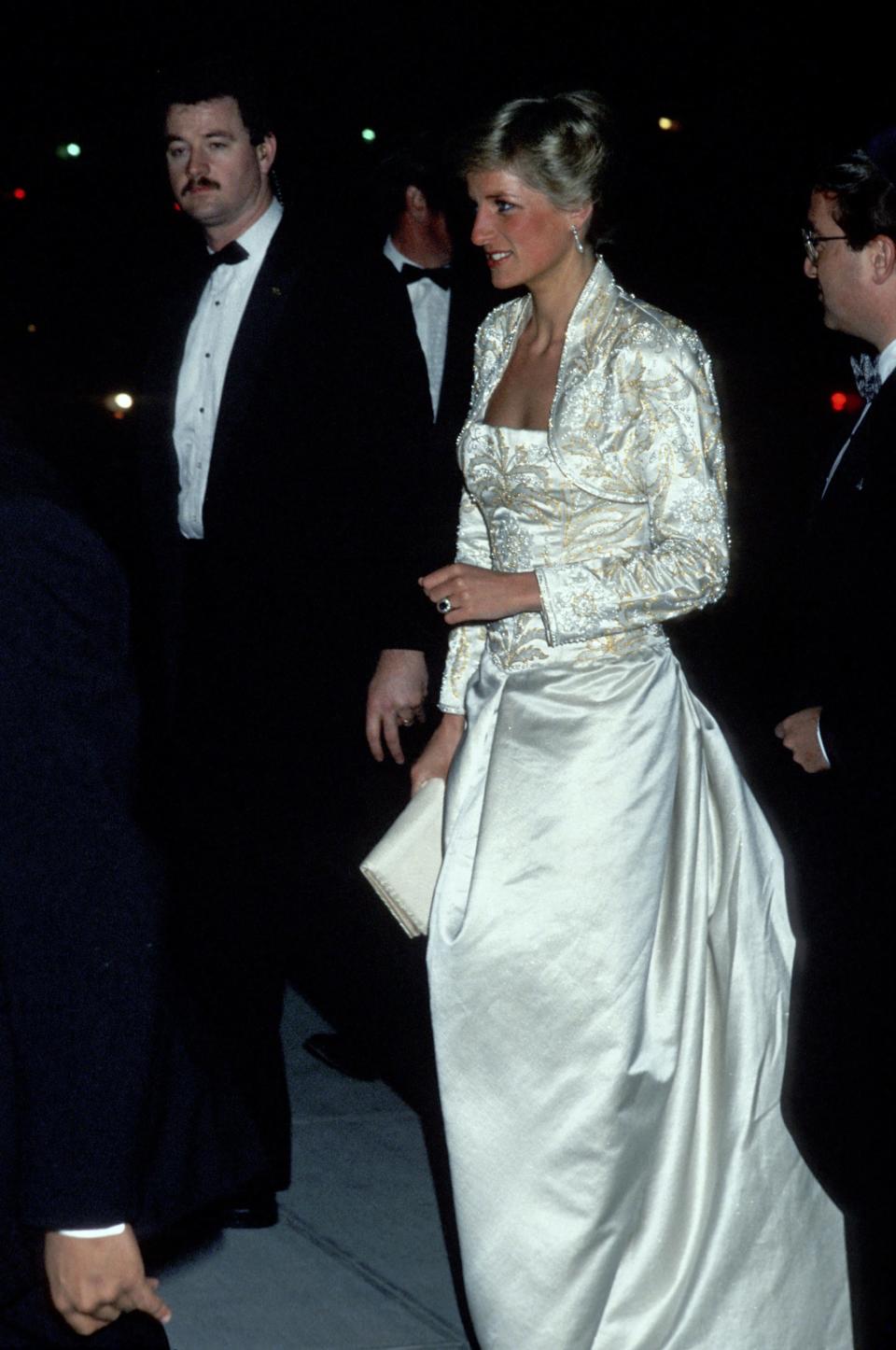 Princess Diana in February 1989.