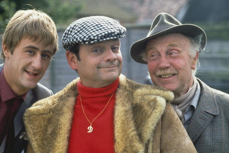 Nicholas Lyndhurst with Only Fools and Horses co-stars (Getty Images)