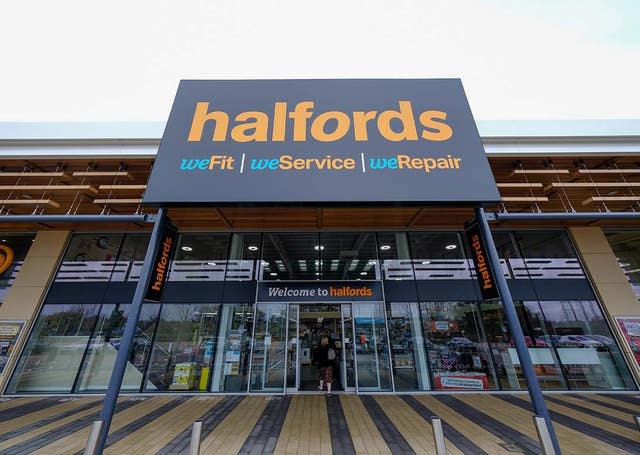 Halfords stock