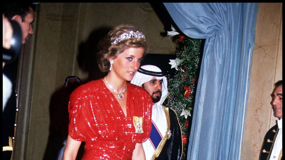 Princess Diana Red Outfits