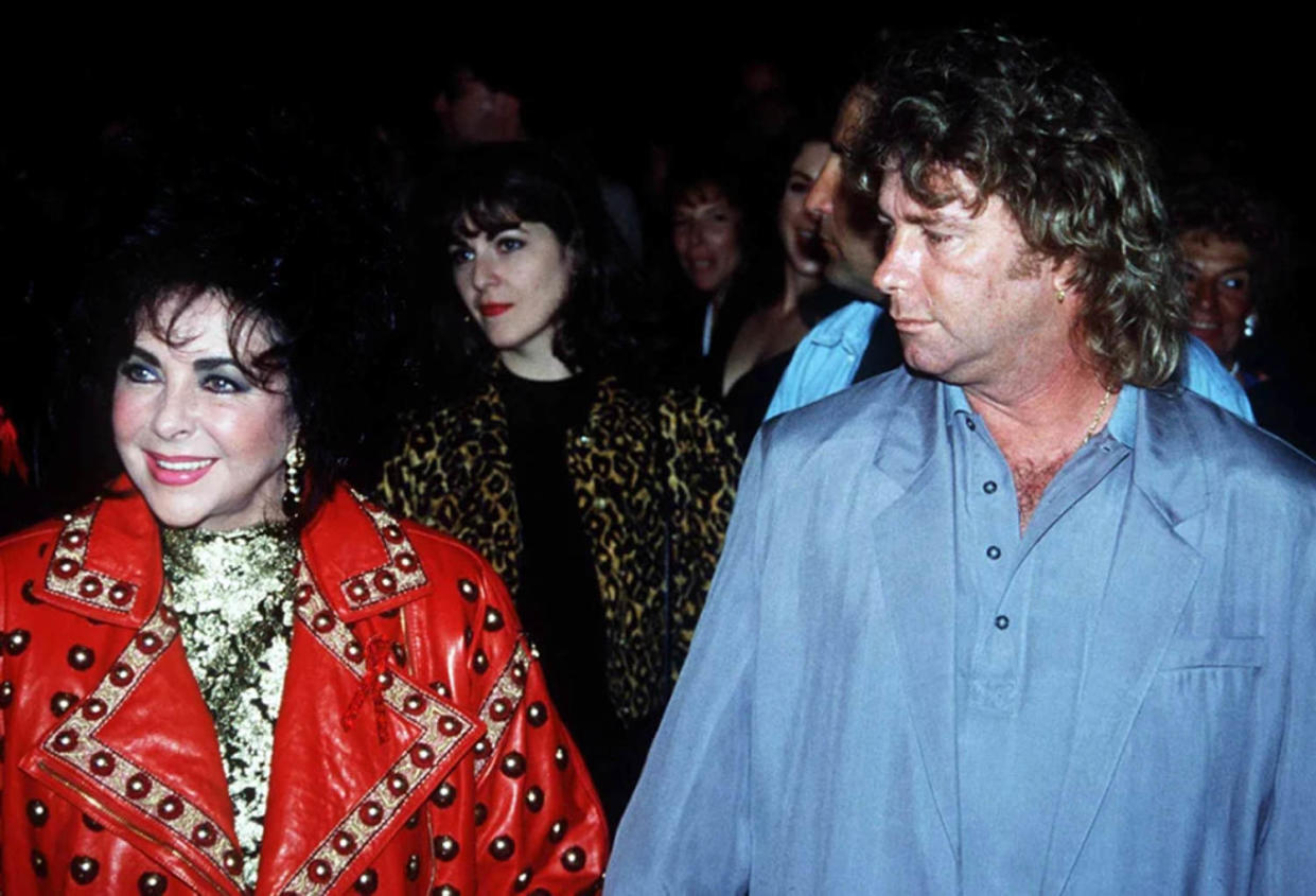 1994 Elizabeth Taylor and Larry Fortensky. (Getty Images)