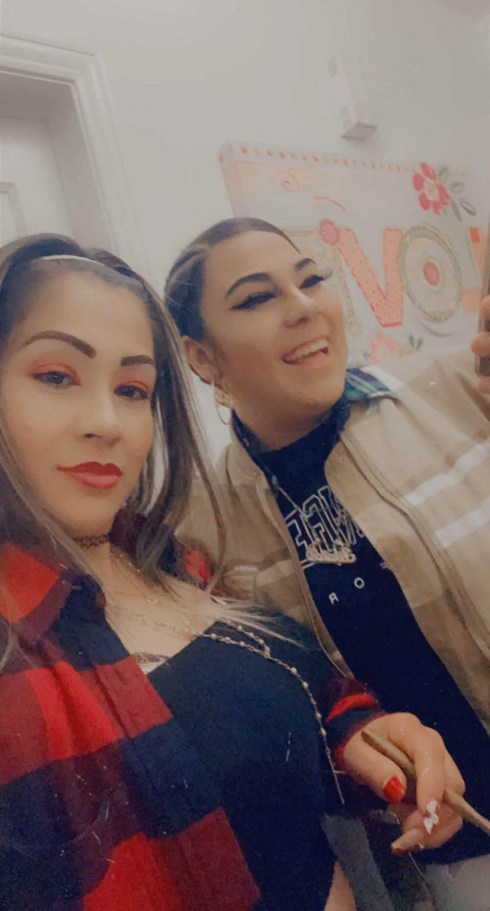Jessica Lopez, 16, was shot in the head during what police believe was a drive-by shooting outside of East High School on March 7, 2022.

Pictured is Lopez, on the right, with her mother, Guadalupe Torres, on the left.