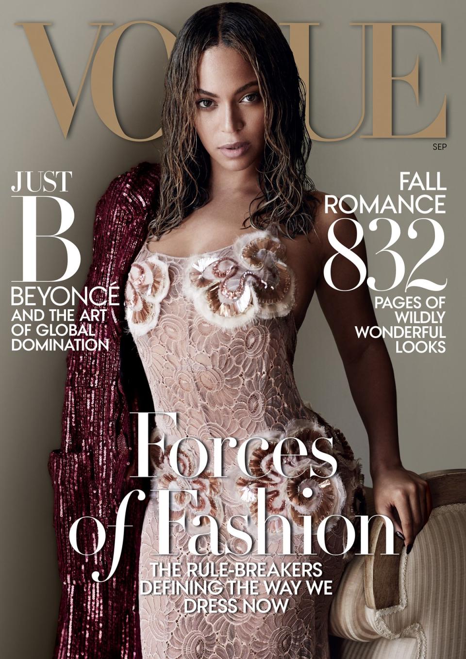 Beyoncé covers Vogue 2015 September issue