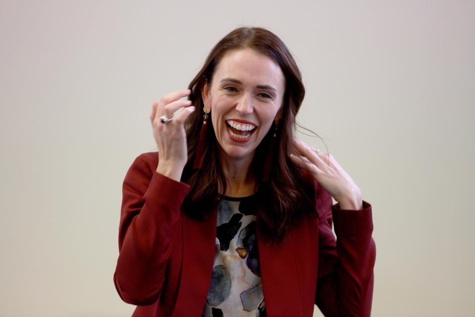 New Zealand Prime Minister Jacinda Ardern visits a community health center in Auckland on May 31, 2019. Budget 2019, known as the Well-Being Budget, has a heavy focus on public welfare alongside economic growth. (Photo: Phil Walter via Getty Images)