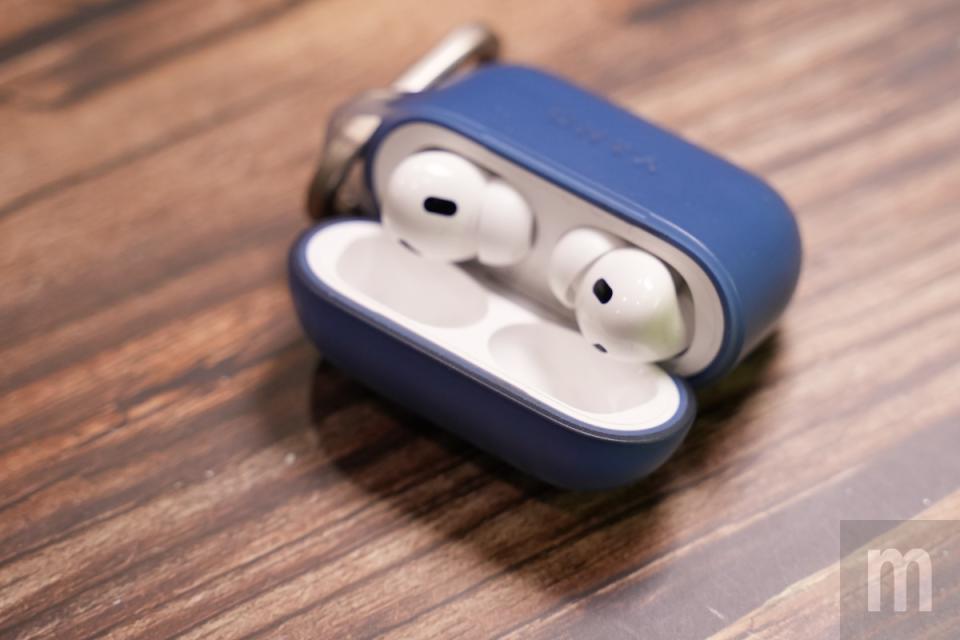 ▲可直接沿用AirPods Pro相容保護殼配件，但就無法使用新增加的吊帶孔