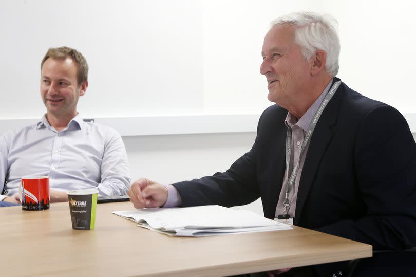 Picture of Glen Sanderson (right), leader of Northumberland County Council, with his deputy, Richard Wearmouth