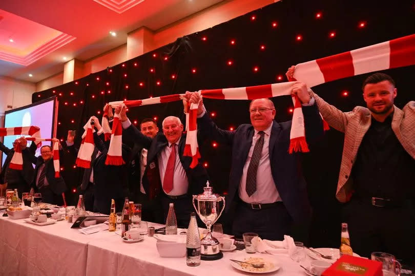 Airdrie celebrated the centenary of their 1924 Scottish Cup win with an evening at the Westerwood Hotel in Cumbernauld