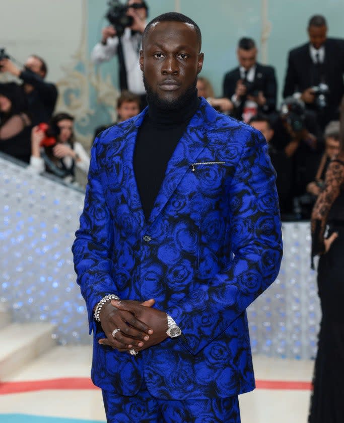 Closeup of Stormzy