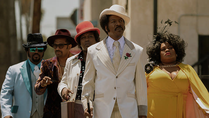 Eddie Murphy and costars in 'Dolemite Is My Name' (Netflix)