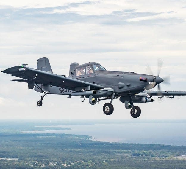 L3Harris Technologies and Air Tractor Inc.’s AT-802U Sky Warden plane was recently selected for the Armed Overwatch program.