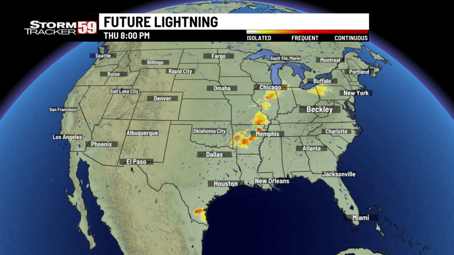 <em>A sample of our future lightning product available with StormTracker 59</em>