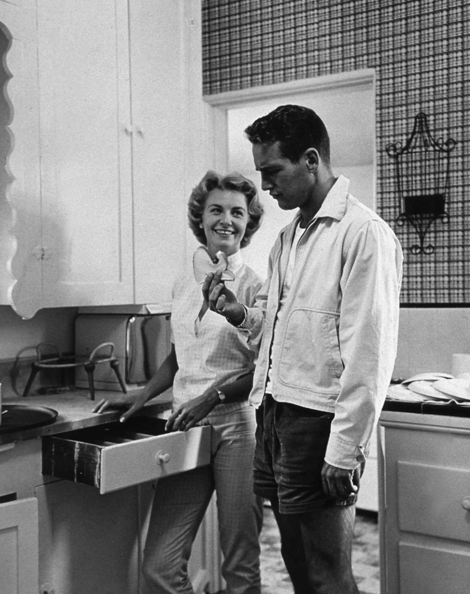Paul Newman et son épouse Joanne Woodward