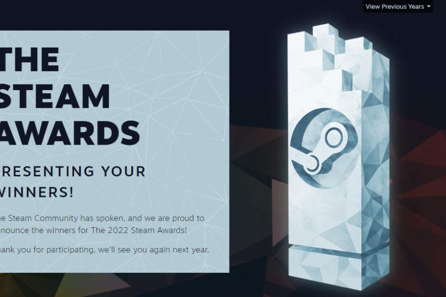 Steam revela sus ganadores a juegos del año 2022