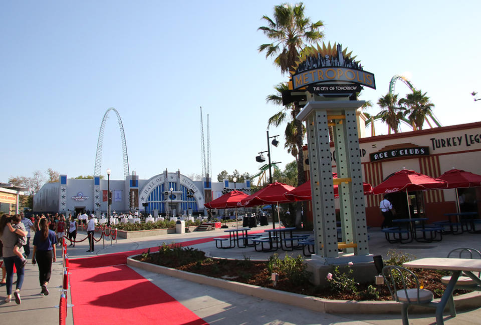 'Justice League: Battle for Metropolis' Inside the Epic Grand Opening of Six Flags's Super Ride