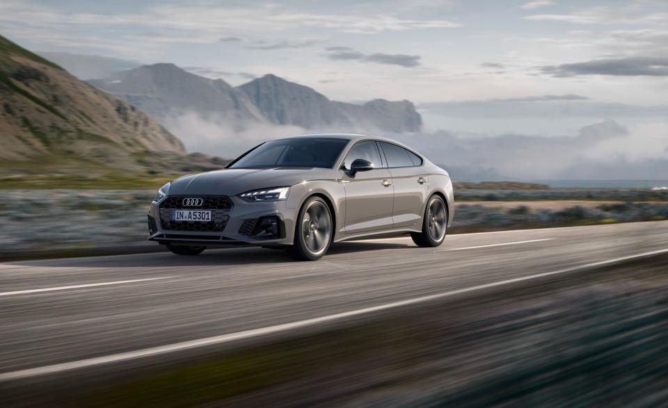 <p>Borrowing styling cues from the <a href="https://www.caranddriver.com/audi/a5" rel="nofollow noopener" target="_blank" data-ylk="slk:A5 coupe;elm:context_link;itc:0;sec:content-canvas" class="link ">A5 coupe</a> and the four-door layout from the <a href="https://www.caranddriver.com/audi/a4" rel="nofollow noopener" target="_blank" data-ylk="slk:A4 sedan;elm:context_link;itc:0;sec:content-canvas" class="link ">A4 sedan</a>, the 2022 Audi A5 Sportback offers the best of both worlds. We even named it to <a href="https://www.caranddriver.com/features/a38873223/2022-editors-choice/" rel="nofollow noopener" target="_blank" data-ylk="slk:our Editors' Choice list;elm:context_link;itc:0;sec:content-canvas" class="link ">our Editors' Choice list</a>. Its fastback styling is seductive, but it hides a giant trunk that’s a boon for practical-minded buyers. A pair of turbocharged four-cylinder engines are offered, and all models come standard with <a href="https://www.caranddriver.com/audi" rel="nofollow noopener" target="_blank" data-ylk="slk:Audi's;elm:context_link;itc:0;sec:content-canvas" class="link ">Audi's</a> Quattro all-wheel-drive system. Like its two-door and four-door corporate cousins, the A5 Sportback blends spry handling with an agreeable ride, making it a desirable option for enthusiast drivers. The A5 Sportback's cabin may lack the style and substance found in rivals such as the <a href="https://www.caranddriver.com/mercedes-benz/c-class" rel="nofollow noopener" target="_blank" data-ylk="slk:Mercedes-Benz C-class;elm:context_link;itc:0;sec:content-canvas" class="link ">Mercedes-Benz C-class</a> or the <a href="https://www.caranddriver.com/genesis/g70" rel="nofollow noopener" target="_blank" data-ylk="slk:Genesis G70;elm:context_link;itc:0;sec:content-canvas" class="link ">Genesis G70</a>, but technophiles will be in paradise, as the car offers a cool digital gauge display, plenty of connectivity features, and a host of driver-assists.<br></p><p><a class="link " href="https://www.caranddriver.com/audi/a5-sportback-2022" rel="nofollow noopener" target="_blank" data-ylk="slk:Review, Pricing, and Specs;elm:context_link;itc:0;sec:content-canvas">Review, Pricing, and Specs</a></p>