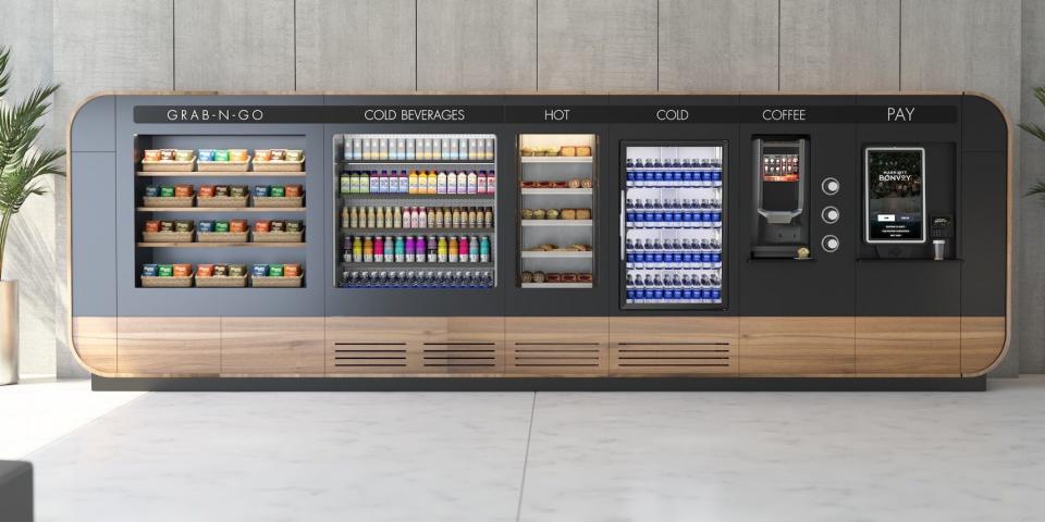 Large F&B Kiosk Rendering   credit No Brick LLC for Marriott International