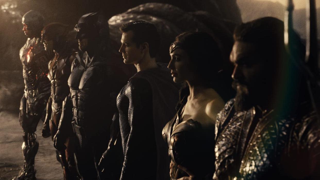  Live-action Justice League members grouped together. 