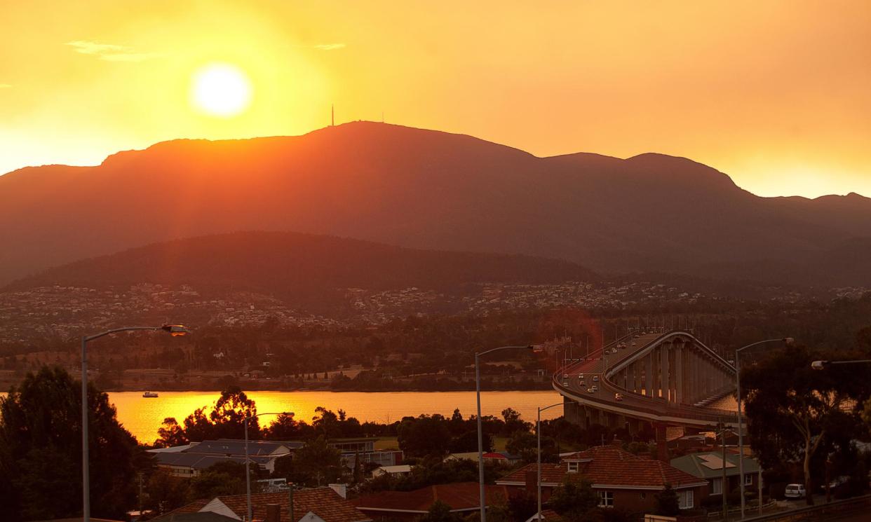 <span>Senior meteorologist Sarah Scully said hot nights were ‘really unusual’ for Hobart, where the mean minimum overnight temperature for March is 11C.</span><span>Photograph: slovegrove/Getty Images/iStockphoto</span>