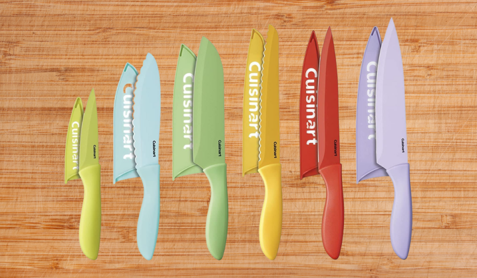 colorful cuisinart knives