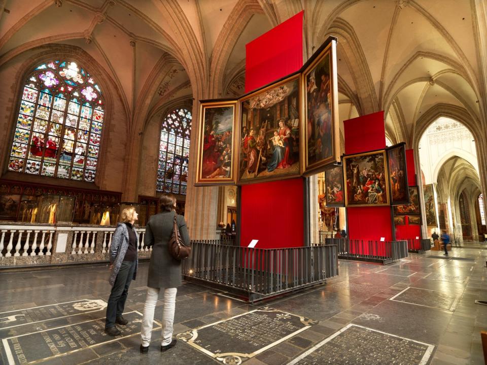 Antwerp Cathedral is home to some of Rubens’ most famous works (Visit Flanders)