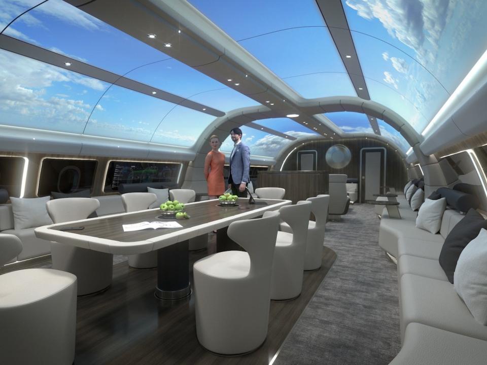 Lufthansa Technik A330 VIP cabin concept.