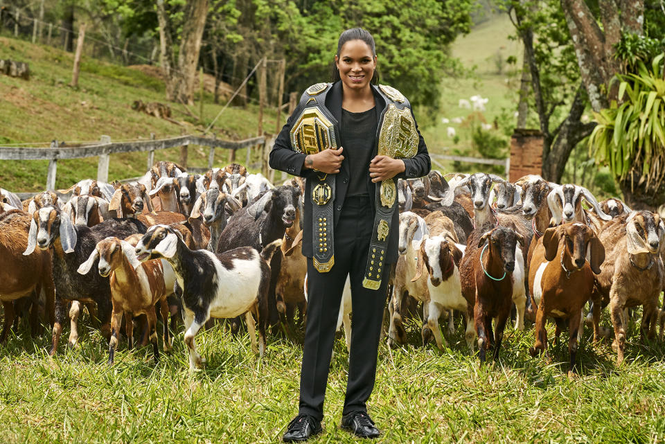 UFC double champion Amanda Nunes. (Courtesy of UFC)                               