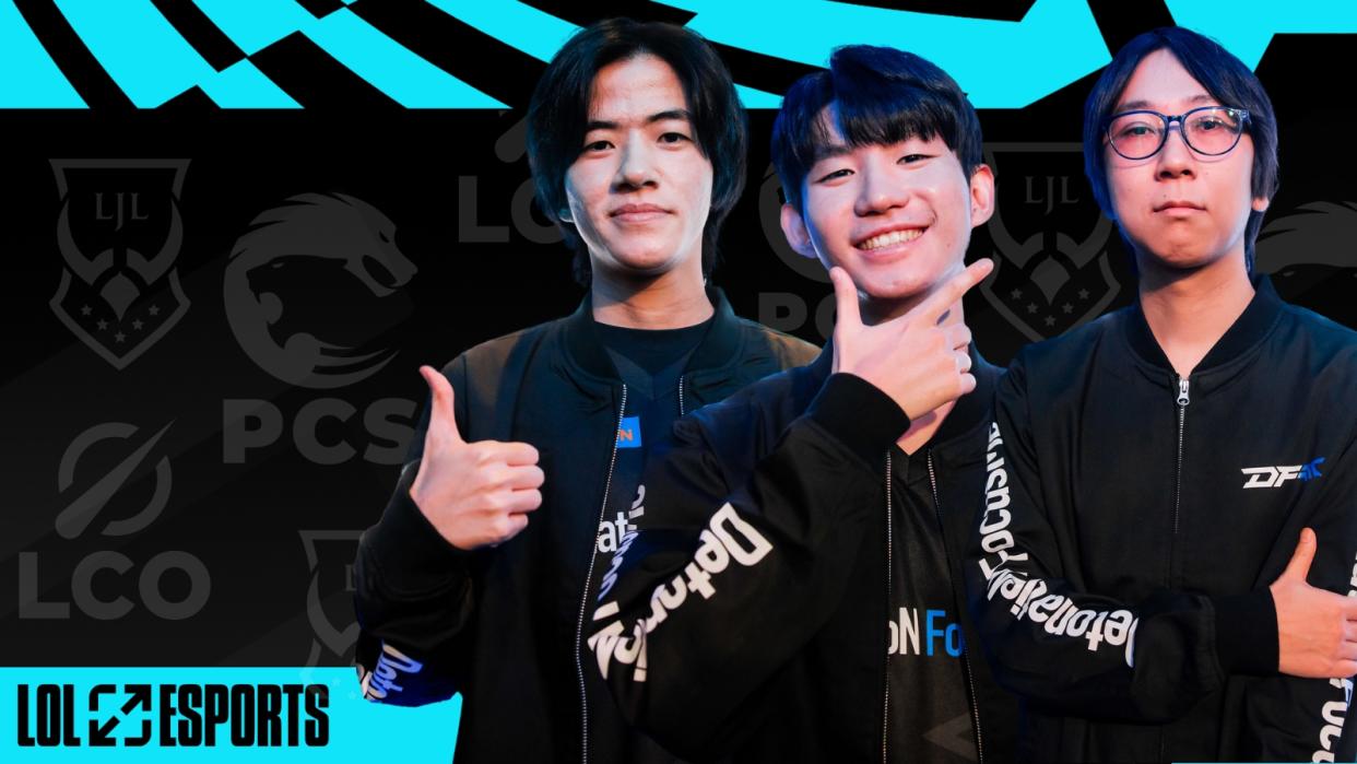 Players like (from left): Milan, Aria, and Yutapon will get the chance to explore other teams outside of Japan without being considered an import. (Photo: Riot Games)