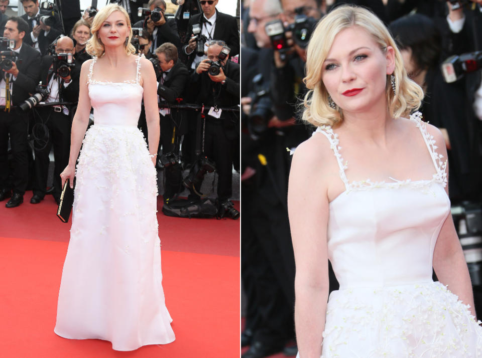 <p>… in Dior Couture auf der "Loving"-Premiere in Cannes. Gott, diese Silhouette! (Bilder: Getty Images) </p>