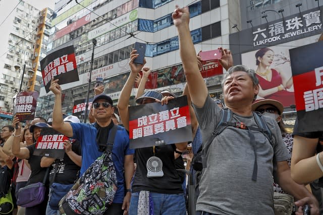 Protests in Hong Kong 