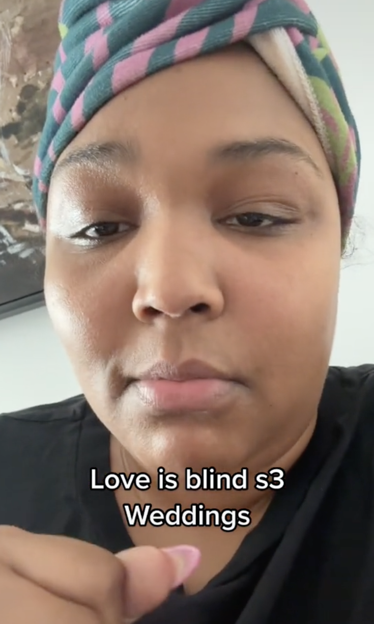 Screenshot of Lizzo's TikTok