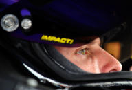 AVONDALE, AZ - NOVEMBER 11: Denny Hamlin, driver of the #11 FedEx Freight Toyota, sits in his car during practice for the NASCAR Sprint Cup Series Kobalt Tools 500 at Phoenix International Raceway on November 11, 2011 in Avondale, Arizona. (Photo by Rainier Ehrhardt/Getty Images for NASCAR)