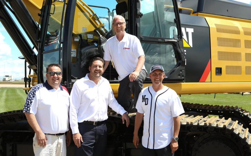 From left, Michael Fisher, Tommy Fisher, Kevin Cramer and Kelly Armstrong