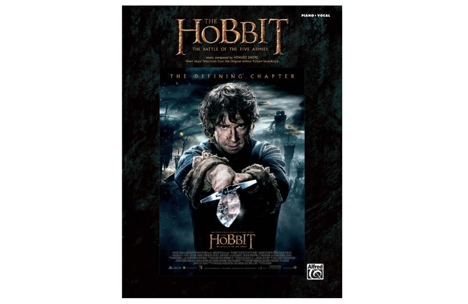 The Hobbit — The Battle of the Five Armies: Sheet Music Selections. (PHOTO: Amazon Singapore)